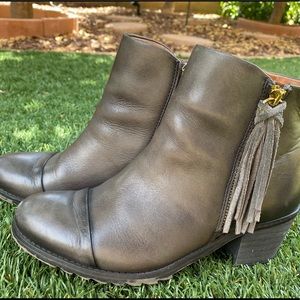 Pikolinos Booties with Tassel Zipper Gray